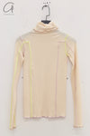 BASERANGE Turtleneck T-shirt sweater TTOMT series collection Organic cotton Portugal BAS-TTOMT-RI-000-UNDYED
